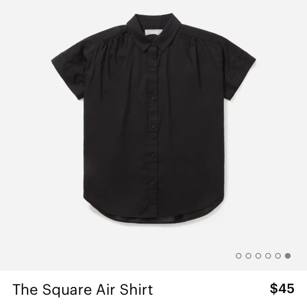 Everlane square air shirt NWOT